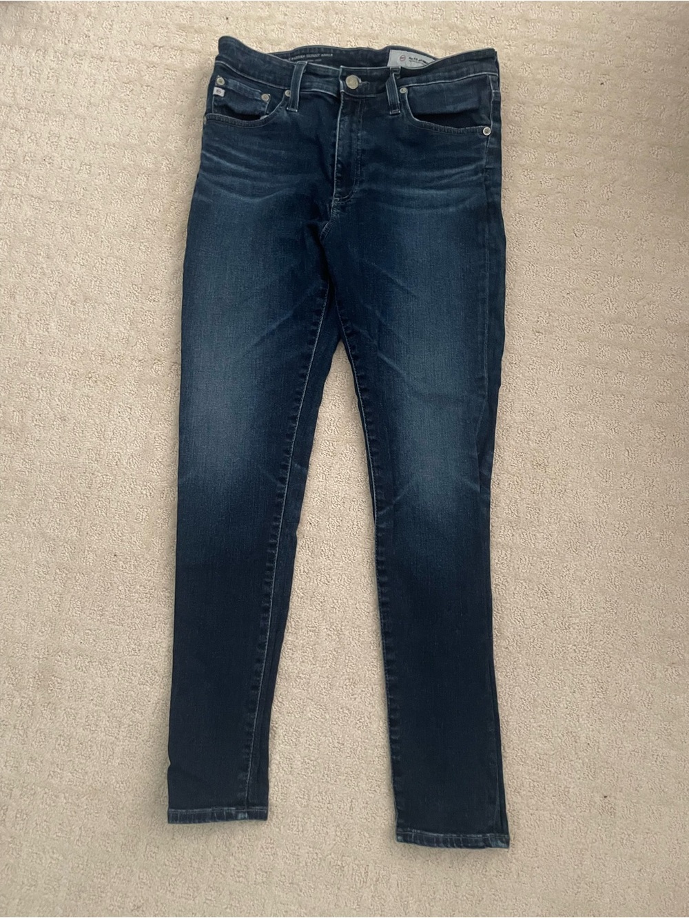 AG Adriano Goldschmied Dark Indigo Skinny Jeans